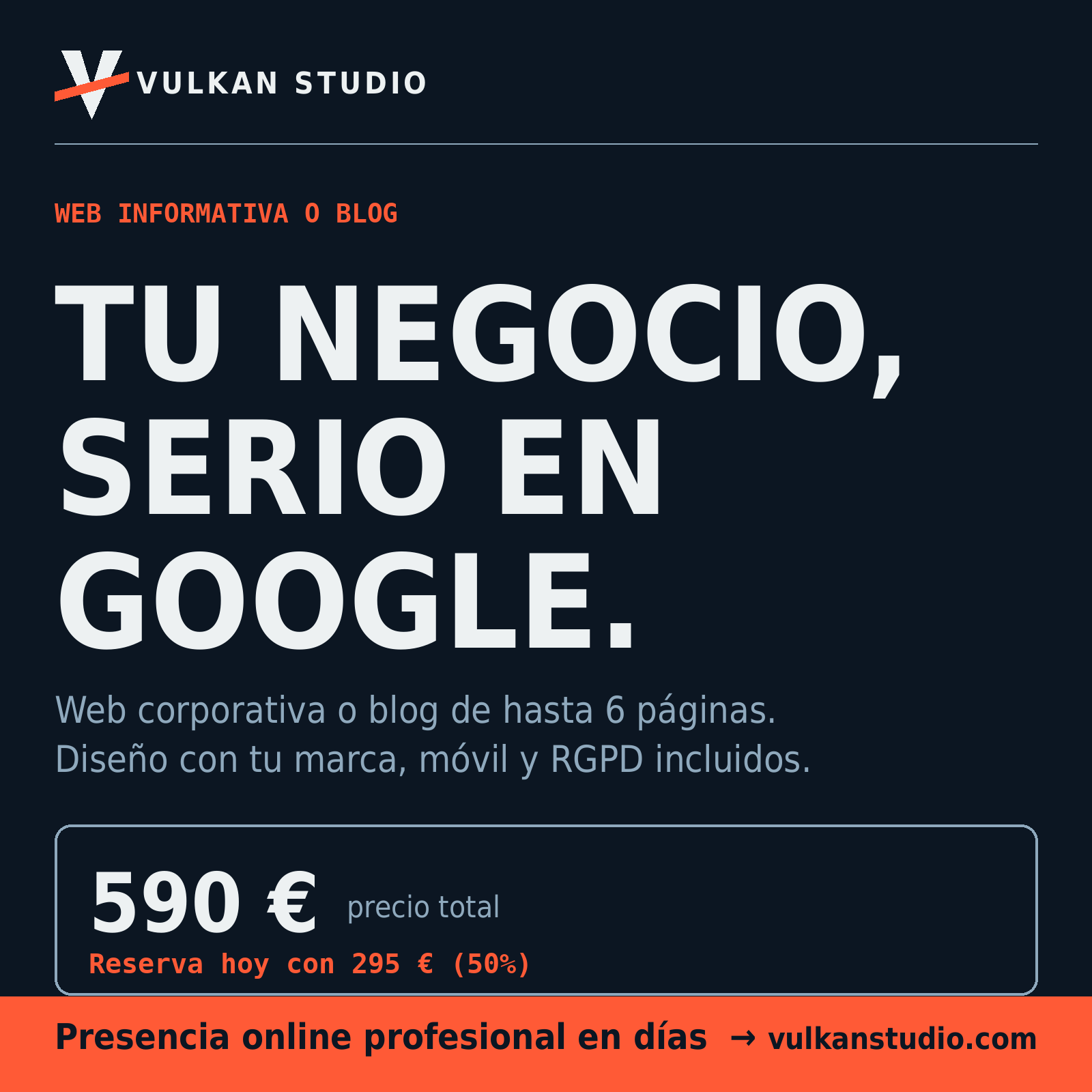 Web informativa o blog