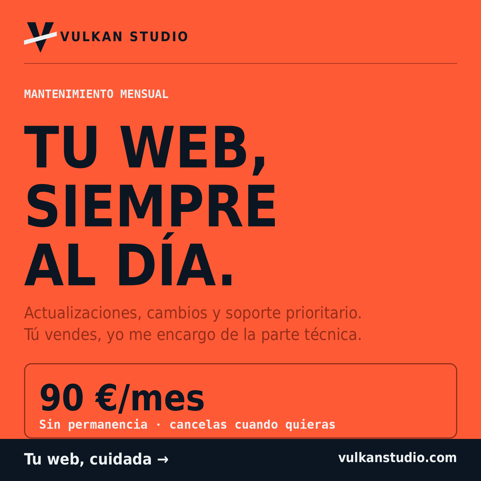 Mantenimiento mensual
